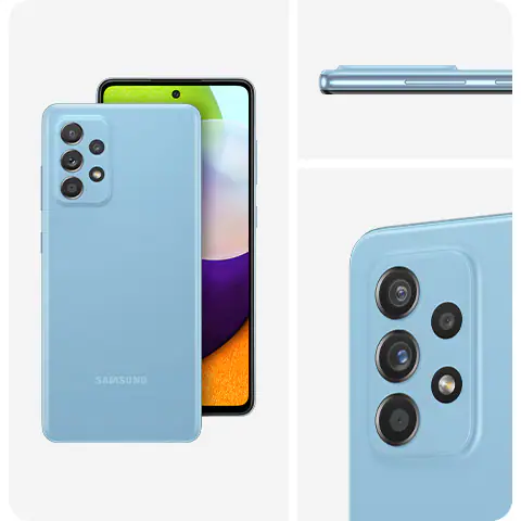 Samsung Galaxy A52 128GB Light Blue Refurbished - Image 2