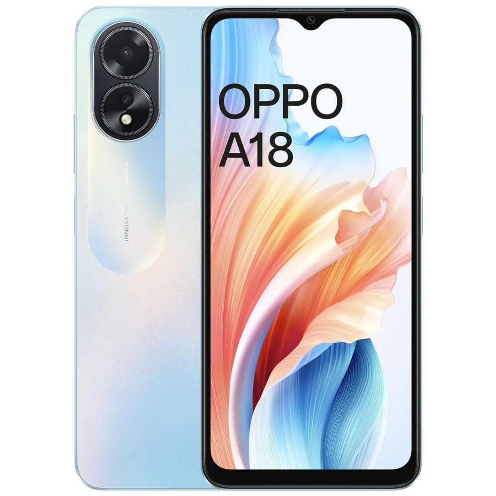 OPPO A18 128GB Glowing Blue - Image 3