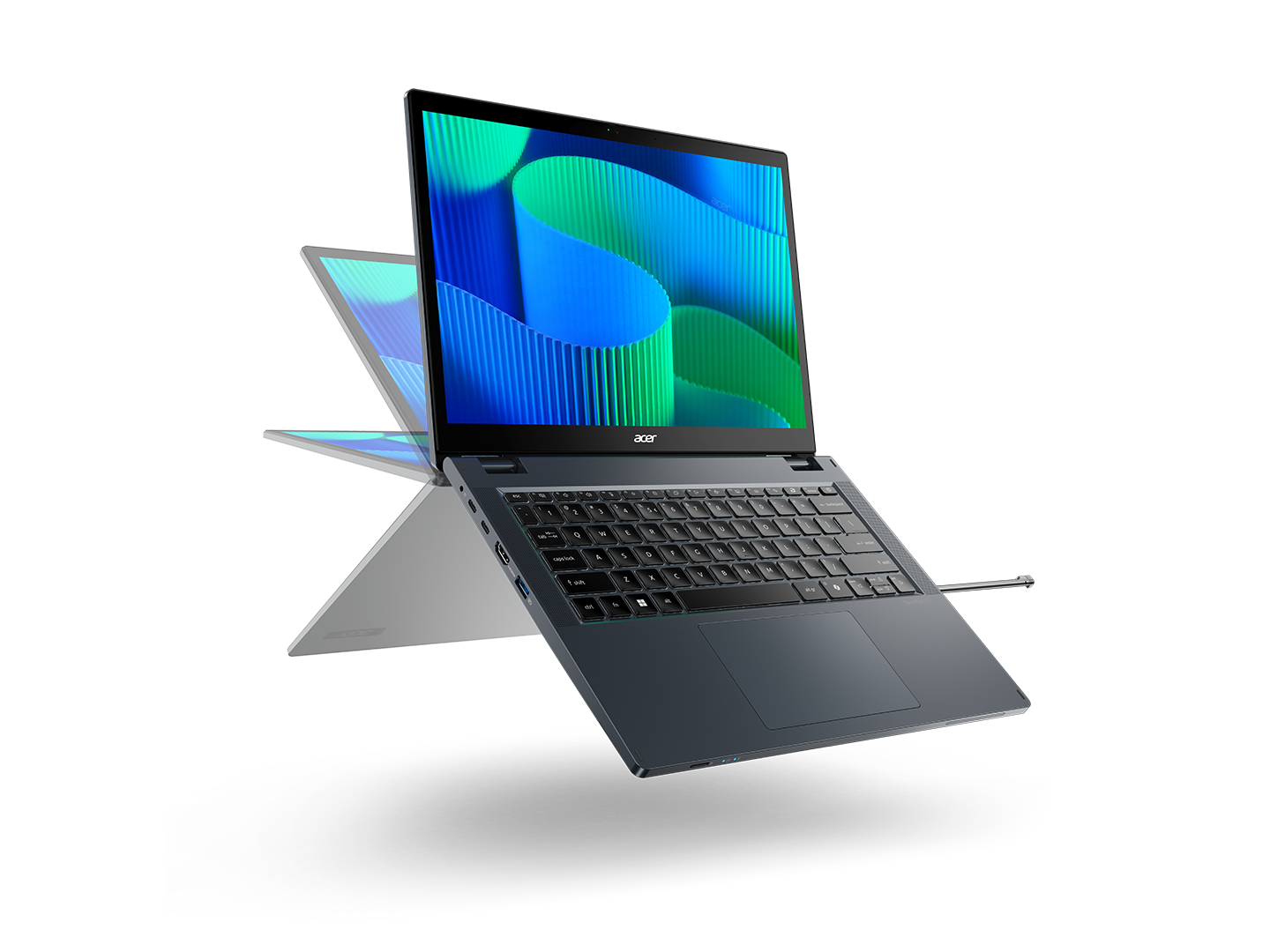 Acer TravelMate Afbeelding van een Acer TravelMate laptop