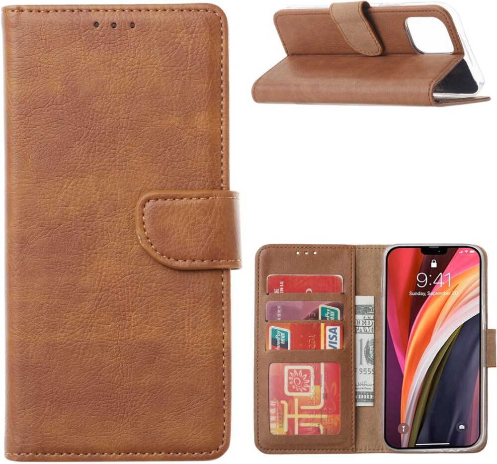 Book Case Apple iPhone 11 Pro - Licht Bruin