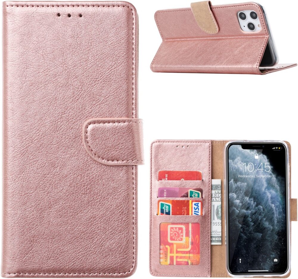 Book Case Apple iPhone 11 - Rose Goud