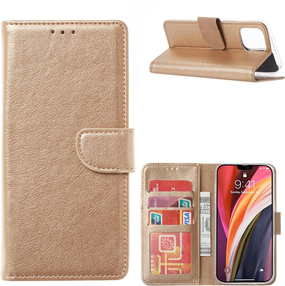 Book Case Apple iPhone 14 Plus - Goud