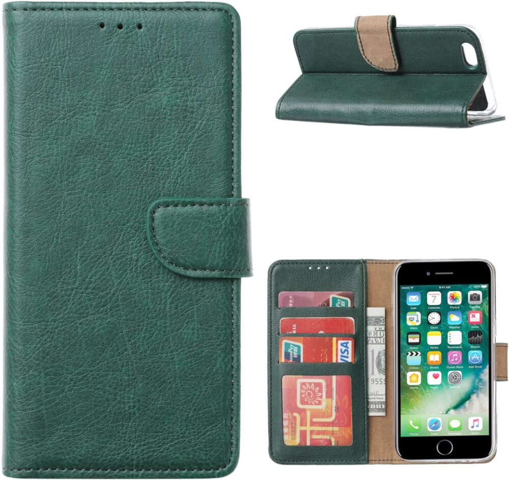 Book Case Apple iPhone 6/6S - Groen