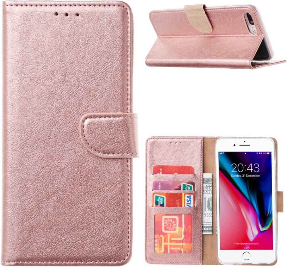 Book Case Apple iPhone 7/8 - Rose Goud