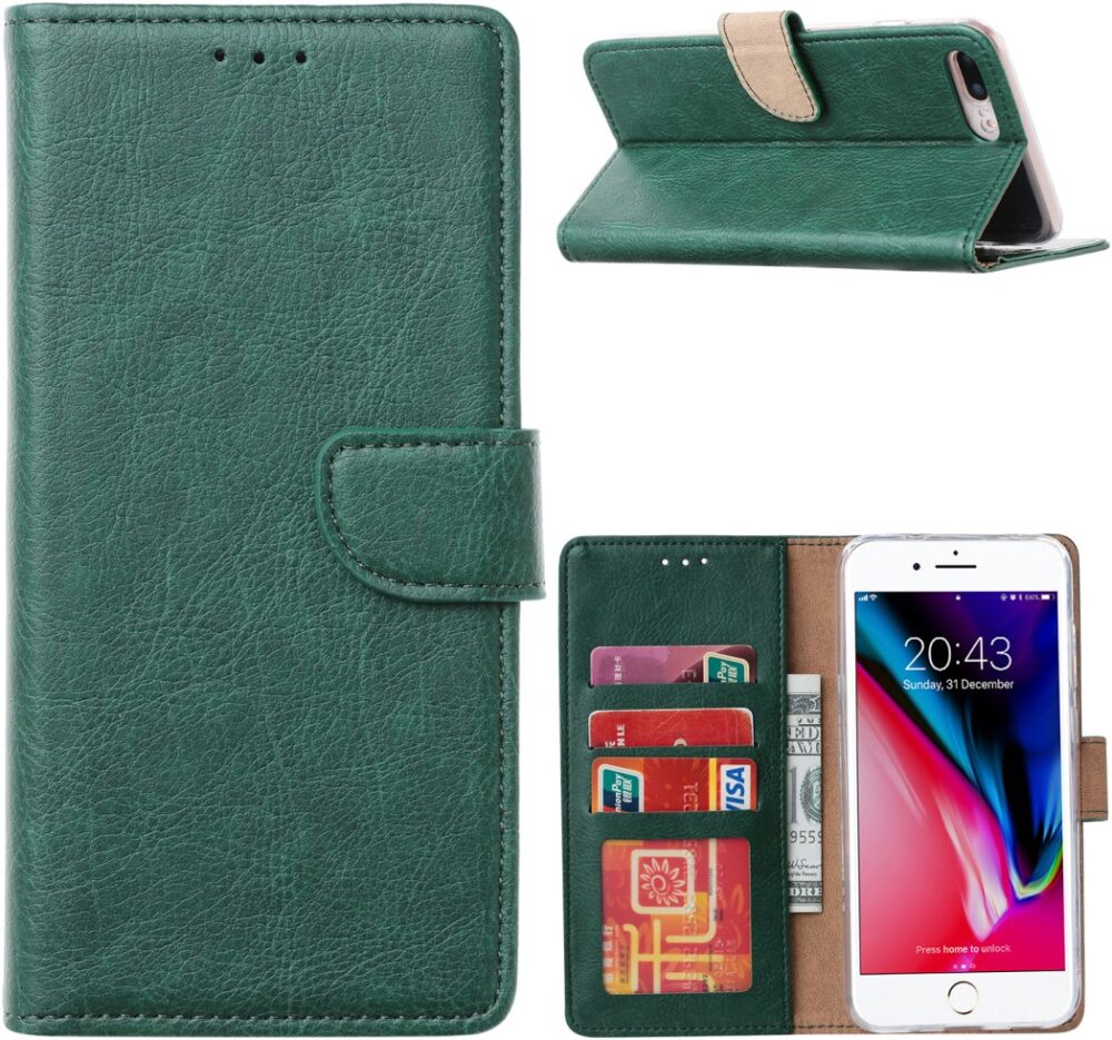 Book Case Apple iPhone 7 Plus/8 Plus - Groen